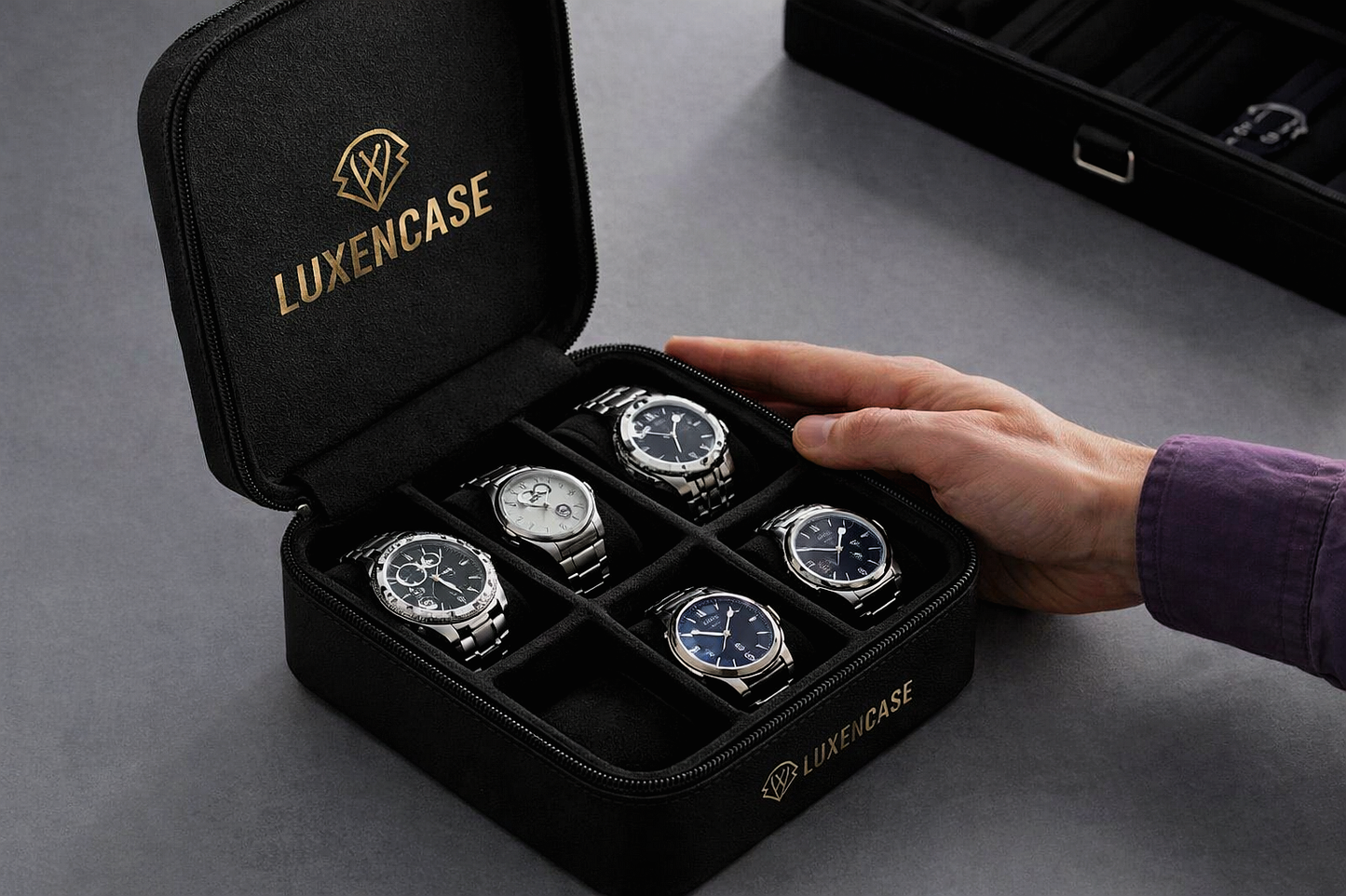 Luxencase™ – 6-Slot Travel Companion